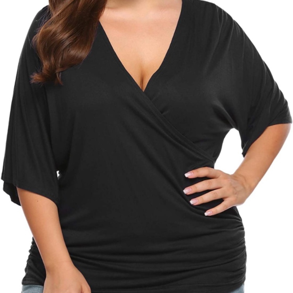🆕 Wrap blouse - Picture 2 of 5